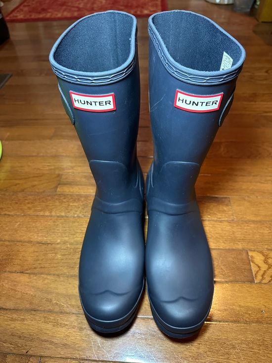Hunter Shoes - Hunter Matte Navy Original Short Rain Boots- W11